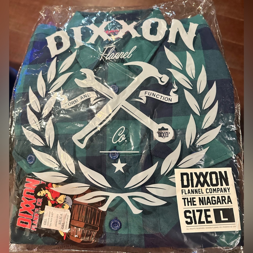 DIXXON THE NIAGRA FLANNEL LIMITED EDITION SIZE LARGE
